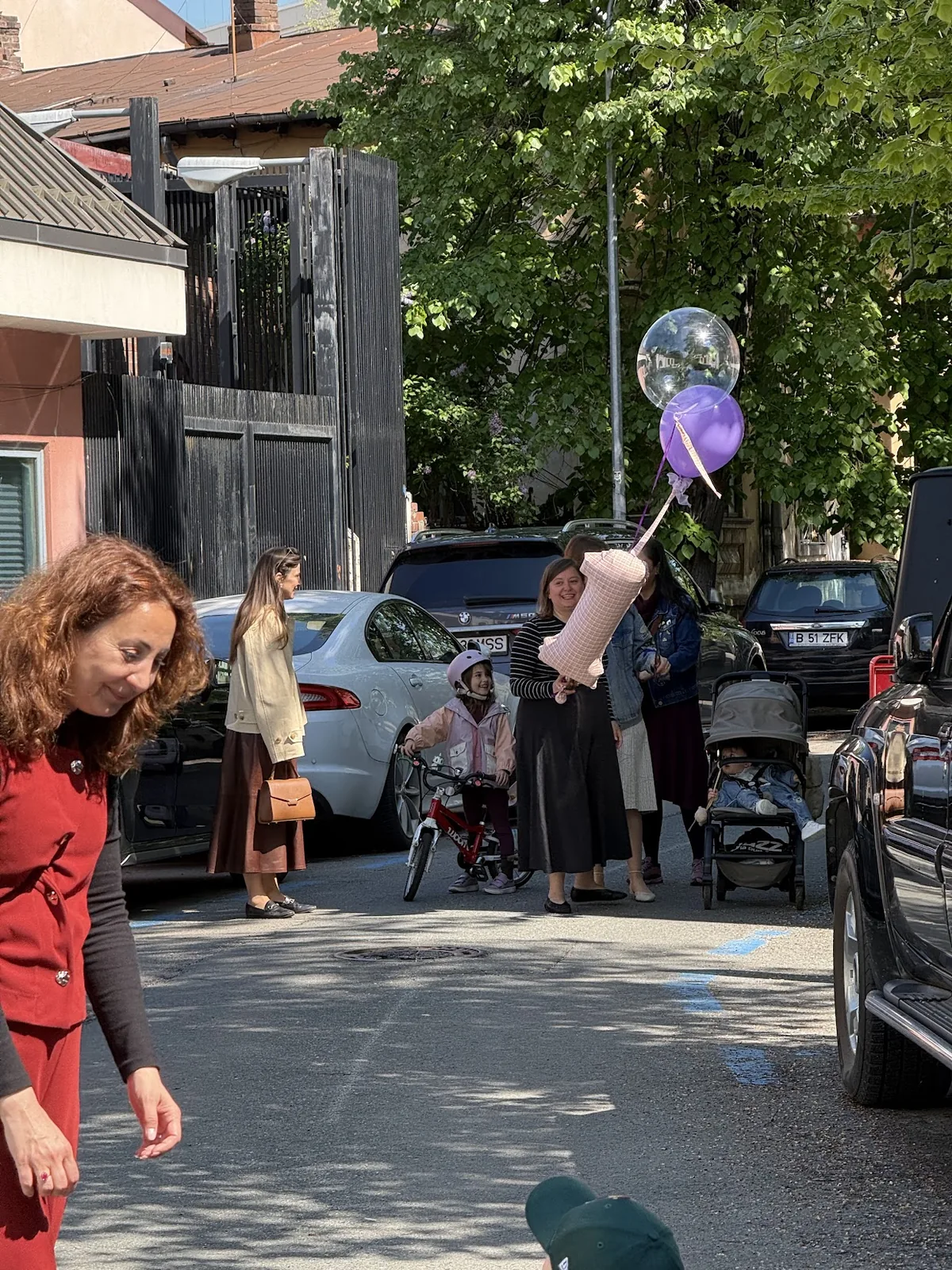 Balon-surpriză la un eveniment al comunității Kinderbazar