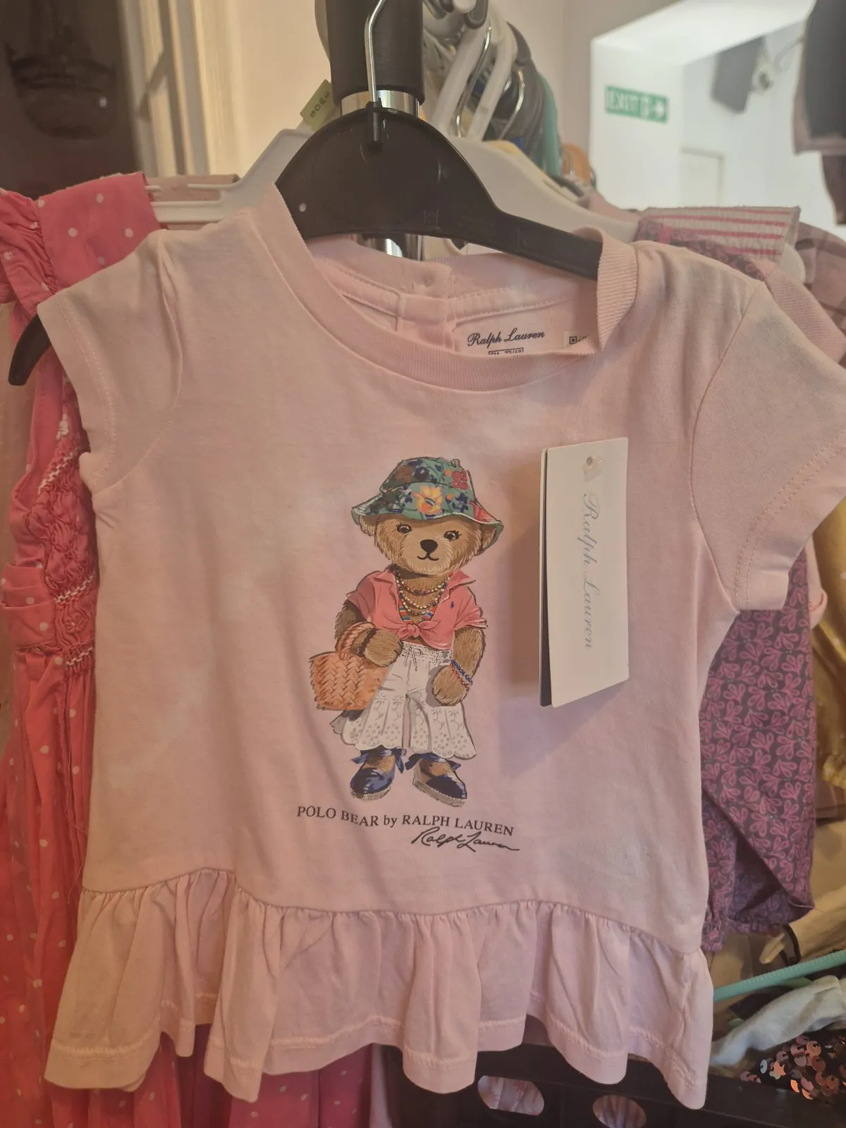 Tricou roz Ralph Lauren pentru fete, articol premium pentru copii la Kinderbazar
